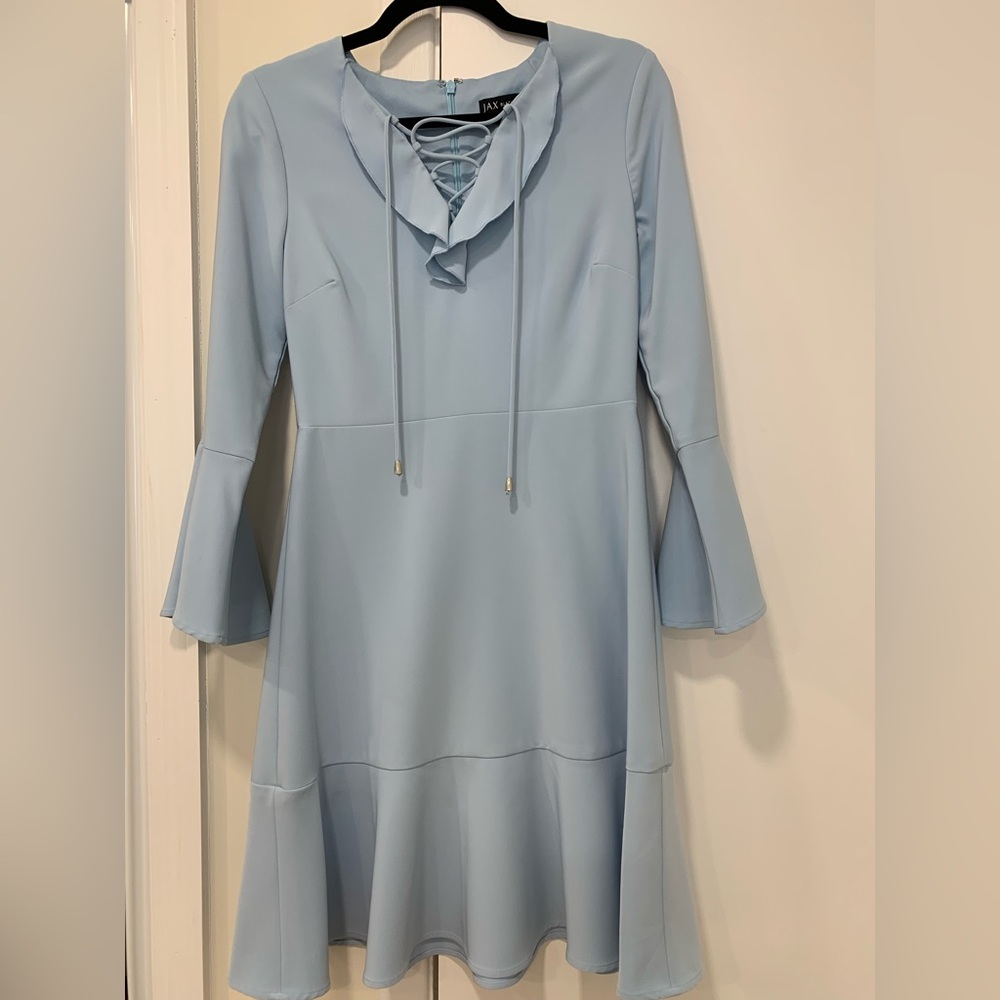 Blue dress JAX BLACK LABEL long sleeve